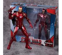 Figurine Iron Man, Avengers, Civil War Marvel. 17 cm. Sur support