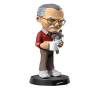 Iron Studios Stan Lee Figurine Mini Co. PVC Stan Lee with Grumpy Cat 14 cm