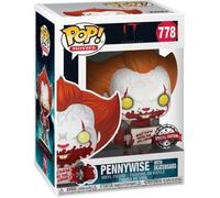 Figurine IT ÇA Chapitre 2 - Pennywise Avec Skateboard - Funko Pop! n°778