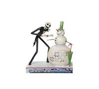 Figurine Jack avec le bonhomme de neige NBX Disney traditions 6013056