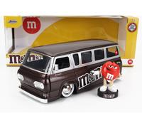 1:24 JADA Ford Usa Econoline Minibus With M&M'S Figure 1965 253255065-32027