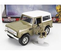 Jada Voiture miniature 1:32 Ford Bronco 1973 + figurine Groot Marvel Guardians Galaxy