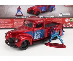 FIGURINE JADA 1/32 FOURGON FORD PICK UP SPIDERMAN 1941 MODÈLE STATIQUE MOULÉ ...