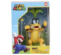 Figurine - JAKKS PACIFIC - Super Mario Bros : Iggy + Bâton - 10 cm