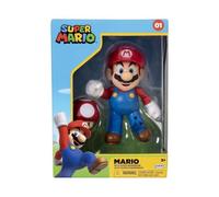 Figurine - JAKKS PACIFIC - Super Mario Bros : Mario + Toad - 10 cm