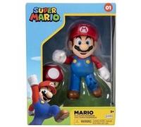 Figurine - Jakks Pacific - Super Mario Bros : Mario + Toad - 10 Cm