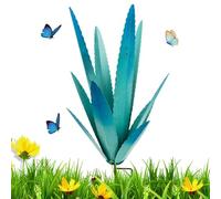 Figurine Jardin Agave Tequila Métal - 29*45CM Sculpture Rustique Décoration Extérieure. Piquets De Jardins, Ornement Pelouse, Art Pour Yard Cour, Jardin, Intérieur, Extérieur, Décor Maison & Jardins