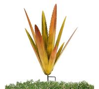 Figurine Jardin Agave Tequila Métal - 29*45CM Sculpture Rustique Décoration Extérieure. Piquets De Jardins, Ornement Pelouse, Art Pour Yard Cour, Jardin, Intérieur, Extérieur, Décor Maison & Jardins