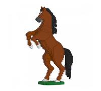 Figurine - JEKCA - HORSE 03S-M01 - Noir - Marron - Asymétrique