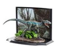 The Noble Collection – Figurine Jurassic Park Toyllectible Treasure Velociraptor Blue Recon – 8 cm
