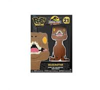 Funko Broche émaillée Loungefly POP! Jurassic Park – Vélociraptor – Grande, à collectionner