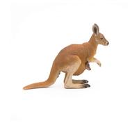 Figurine Kangourou et son bébé - PAPO - LA VIE SAUVAGE - Marron - Intérieur - Enfant - 3 ans et plus