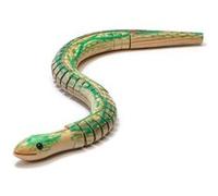 Figurine Keycraft Serpent en bois Vert et Beige Vert et Beige E