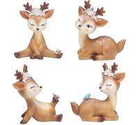 Figurine Kitz, ornements décoratifs, figurine décorative Kitz miniature 3D bambi, figurines d'animaux