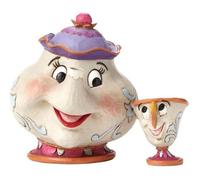 Disney Traditions Belle Et La Bête Mrs Potts Et Chip 10 Cm