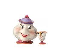 Disney – Disney Traditions Belle et la Bête Mrs Potts et Chip – 10 cm