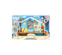 Bluey - Set de jeu La cabane de plage - Figurine exclusive avec masque de plongée, 10 éléments