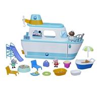 , Le bateau de croisière de Peppa, coffret de jeu avec 17 pièces, jouets préscolaires, dès 3 ans