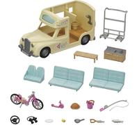 Figurine le camping car Epoch D Enfance Sylvanian Multicolore 17,5x16x34 cm