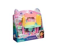 Gabby et la Maison Magique Le Film - Gabby Dollhouse - Cuisine avec P'tiChou - Double Espace De Jeu - 1 Figurine Et 7 Accessoires - Dessin Animé Pièce pour Maison De Poupée - Jouet Enfant 3 Ans Et +