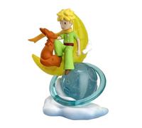 Figurine Le Petit Prince ET Le Renard sur LA Lune, M