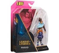 League of Legends - Figurine 10 CM Yasuo - Figurine Articulée Yasuo 10 cm A Collectionner - avec Détails Qualité Et 1 Accessoire - Collection Champion - 6062259 - Jouet Enfant 12 Ans et +