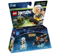 Figurine LEGO Dimensions - Doc Brown - Retour vers le Futur