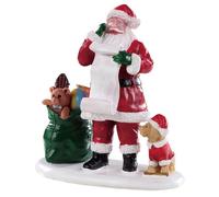 Figurine - LEMAX - Naughty Or Nice Santa - Poliresina - Intérieur - 7.5x6.7x4 cm