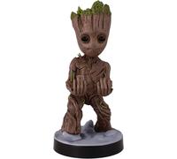 Figurine Les Gardiens de la Galaxie Bébé Groot - EXQUISITE GAMING - Cable Guys - Support smartphone ou petit accessoire - 20 cm
