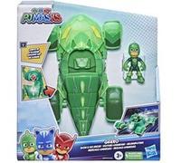 Pyjamasques, Voiture Lumineuse Reptilo-Mobile avec Figurine de Gluglu, Jouet préscolaire pour Enfants à partir de 3 Ans