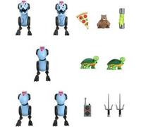 Figurine Les Tortues Ninja - Pack 5 figurines Ultimates Mousers 8 cm G