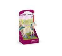 SCHLEICH - Figurine Licorne aux fleurs, poulain Multicolore G