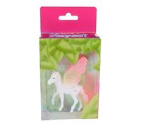 Figurine licorne en plastique rose 9 cm jouet licorne