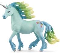 Figurine Licorne étalon Barbe a papa, Doux pelage, SCHLEICH 70722 bayala