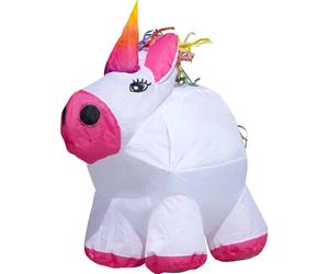 Figurine Licorne HQ-Invento Bouncing Buddy Blanc 57x100 cm