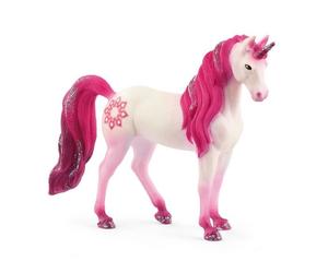 Figurine Licorne jument Mandala - Tatouage rose - 70717 Bayala
