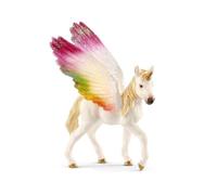 Figurine Licorne poulain ailée arc-en-ciel, Jouet éducatif pour enfant dès 5 ans, Schleich 70577 Bayala