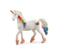 Figurine Licorne Schleich BAYALA 70726 petite collectible queue arc-en-ciel corne brillante paillettes multicolore