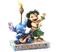 Enesco - Disney Traditions - Statue Lilo & Stitch Ohana 17,8 Cm