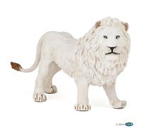 Figurine Lion - PAPO - LA VIE SAUVAGE - Blanc - Pour Enfant de 3 ans et plus