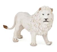 Figurine Lion - PAPO - LA VIE SAUVAGE - Blanc - Pour Enfant de 3 ans et plus