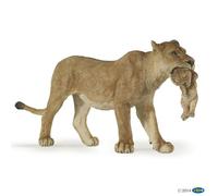 La Vie Sauvage Lionne Avec Lionceau