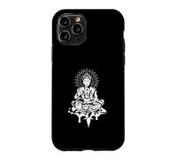 Figurine Lotus Méditative - Design Spirituel Zen Fantasy Coque pour iPhone 11 Pro