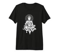 Figurine Lotus Méditative - Design Spirituel Zen Fantasy T-Shirt Haut de Gamme