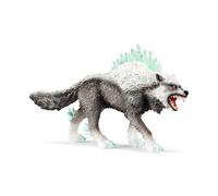 Figurine Loup Des Neiges Gris TU