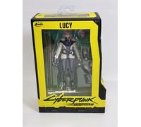 Jada Toys Cyberpunk Edgerunners Figurine Lucy (14 cm) - Figurine Mobile de Collection et d'action avec tête, Mains et Accessoires alternatifs, pour Fans et collectionneurs à partir de 15 Ans