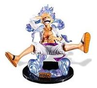 Figurine Luffy One Piece Gear 5 Cheveux Blancs Nouvelle Figurine de Collection Wano Kuni, Blanc G