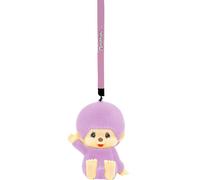 Teknofun Figurine lumineuse MONCHHICHI Rose 8cm avec dragonne CR2032 Licence SEKIGUCHI +14 Ans