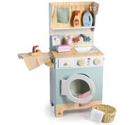 Figurine machine à laver en bois