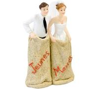 Figurine Mariage: Course en Sac Jeunes mariés (x1) REF/SUJ4975